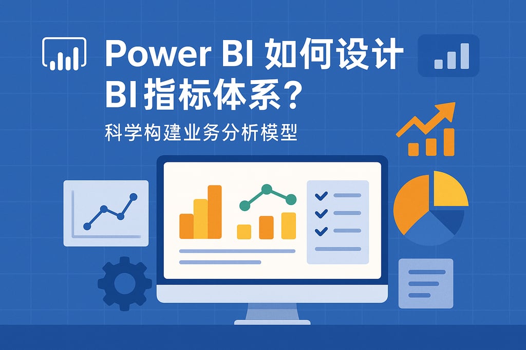 Power BI如何设计BI指标体系？科学构建业务分析模型